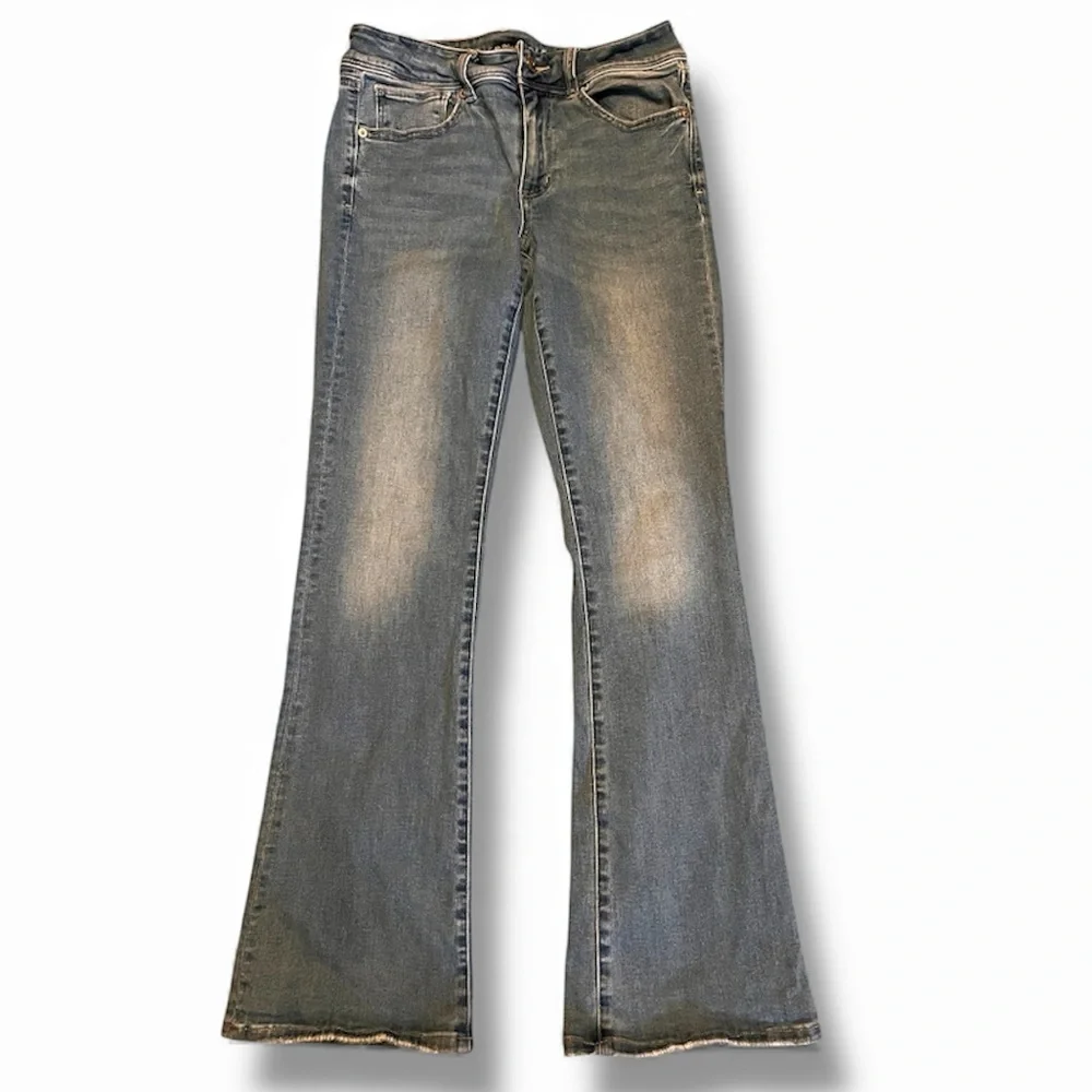 American Eagle Outfitters Blue Flare Jeans - Picture 1 of 4